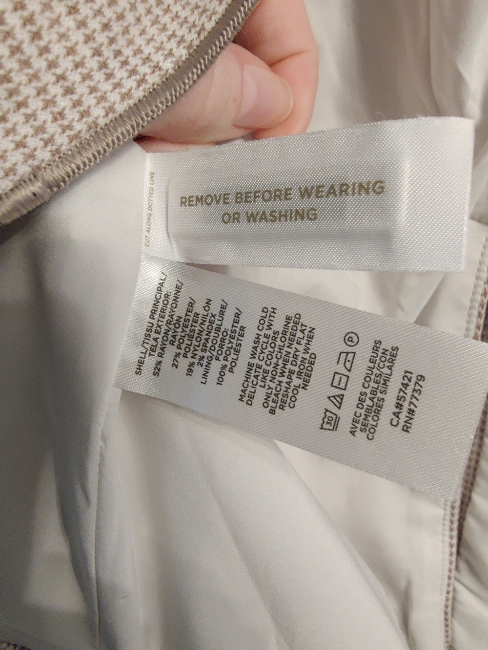 Ann Taylor Soft Tan Women's Blazer - Picture 4 of 10